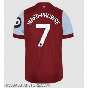 West Ham United James Ward-Prowse #7 Replik Heimtrikot 2023-24 Kurzarm